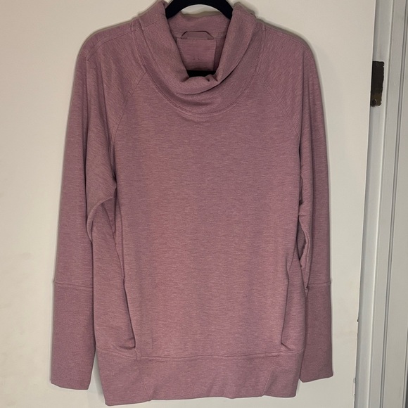 lululemon athletica Sweaters - lululemon athletica Dusty Rose Cowl Neck Sweater
